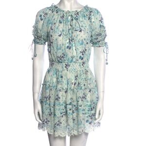 Hemant & Nandita Floral Mini Dress